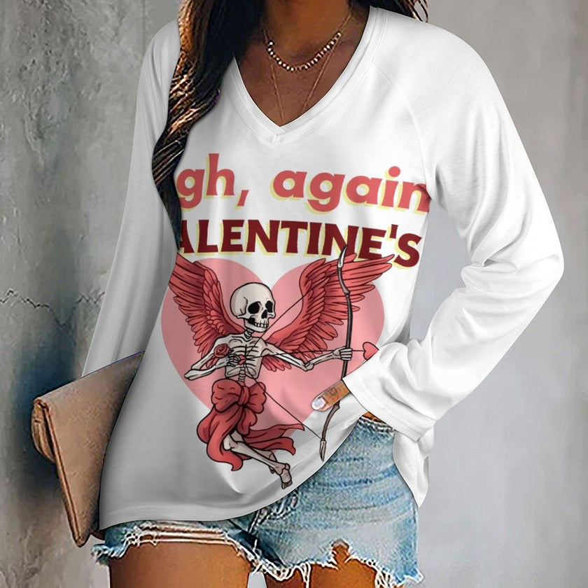 Women's Valentine's Long sleeve loose tee - Limited time Finds