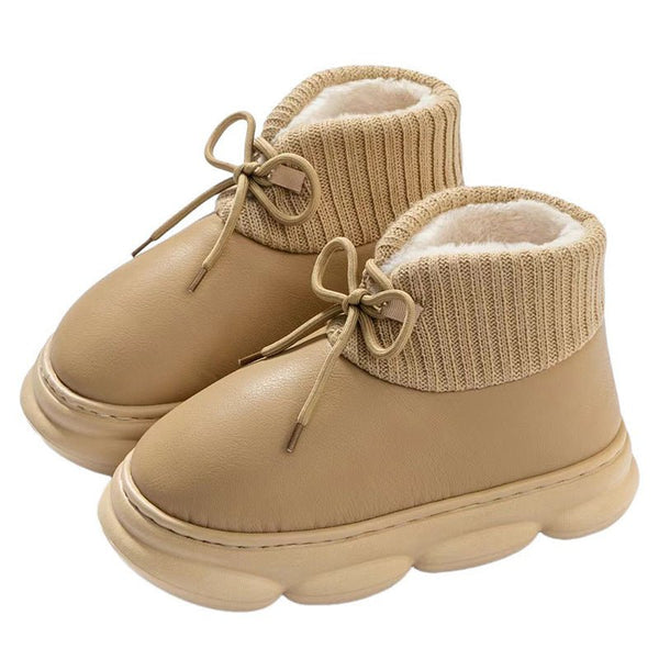 Waterproof High - top Cotton Slippers Women's Winter - Limited time Finds