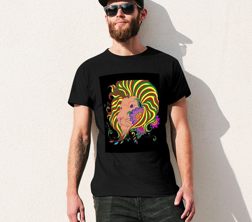 Rasta Lion Men's T-shirt - Limited time Finds