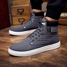 DEKABR Hot Men Shoes Fashion Warm Fur Winter Men Boots Autumn Leather Footwear For Man New High Top Canvas Casual Shoes Men - Limited time Finds