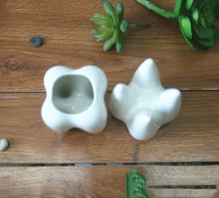 Tooth shaped tabletop ceramic flowerpot - Limited time Finds