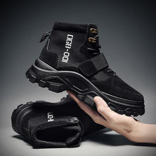 Couple High - top Shoes Male Martin Boots Tooling Boots Tide Shoes Cotton Shoes Boots - Limited time Finds