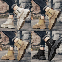 Couple High - top Shoes Male Martin Boots Tooling Boots Tide Shoes Cotton Shoes Boots - Limited time Finds