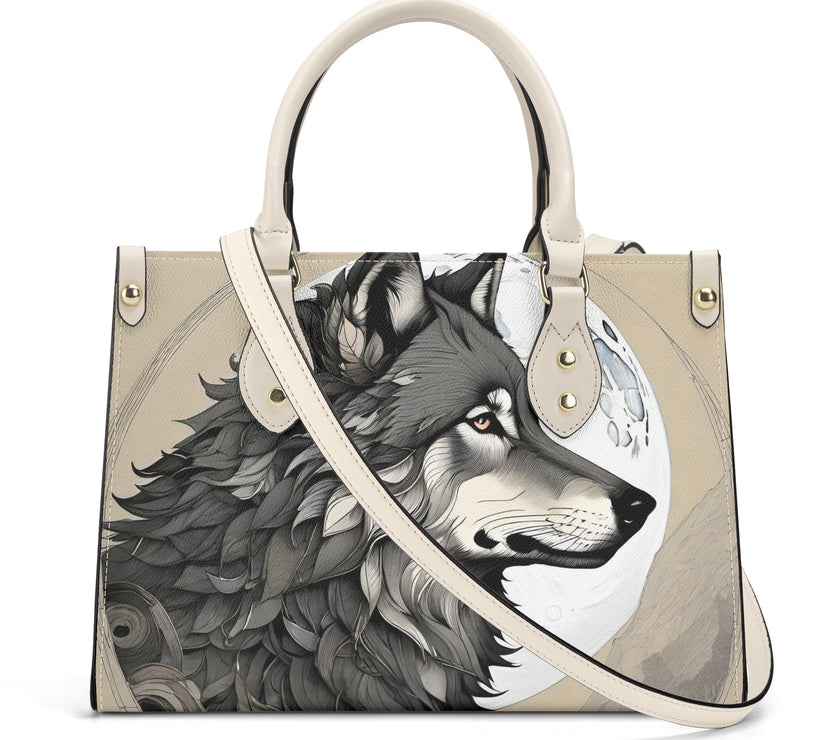 Luxury Women PU Handbag Wolf Moon - Limited time Finds