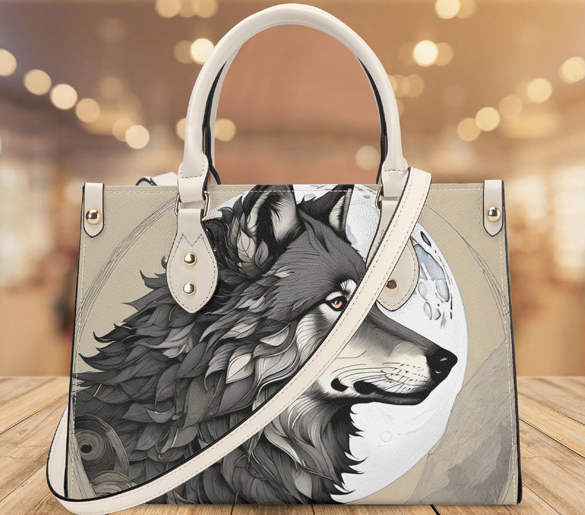 Luxury Women PU Handbag Wolf Moon - Limited time Finds