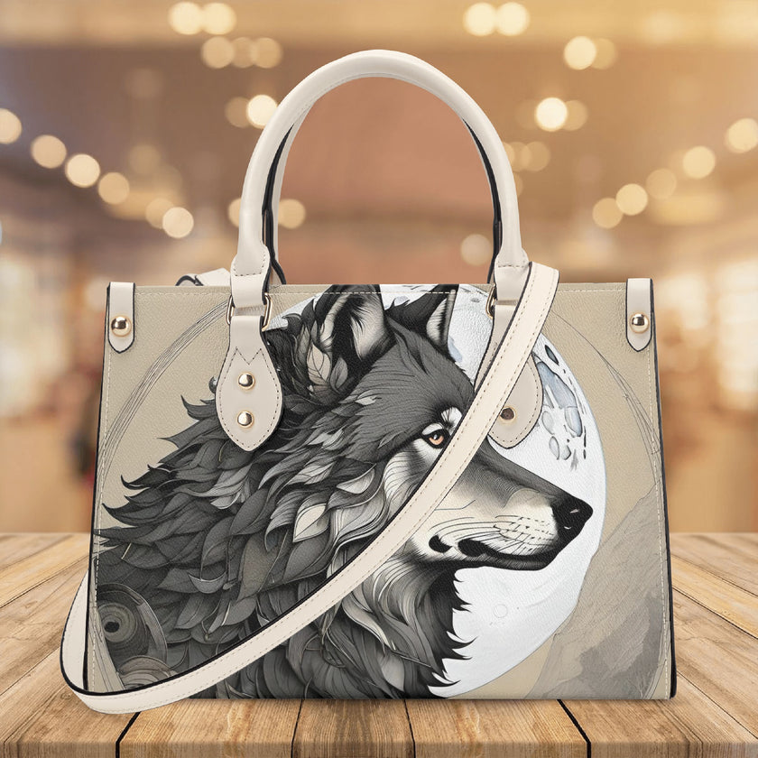 Luxury Women PU Handbag Wolf Moon - Limited time Finds