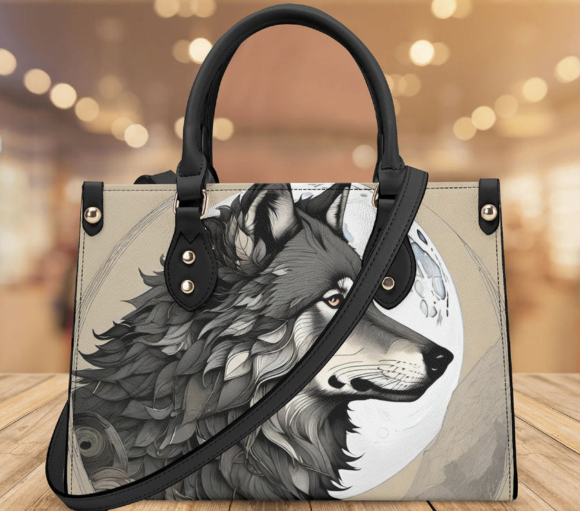 Luxury Women PU Handbag Wolf Moon - Limited time Finds