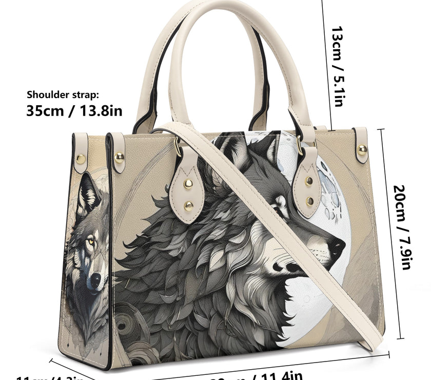 Luxury Women PU Handbag Wolf Moon - Limited time Finds