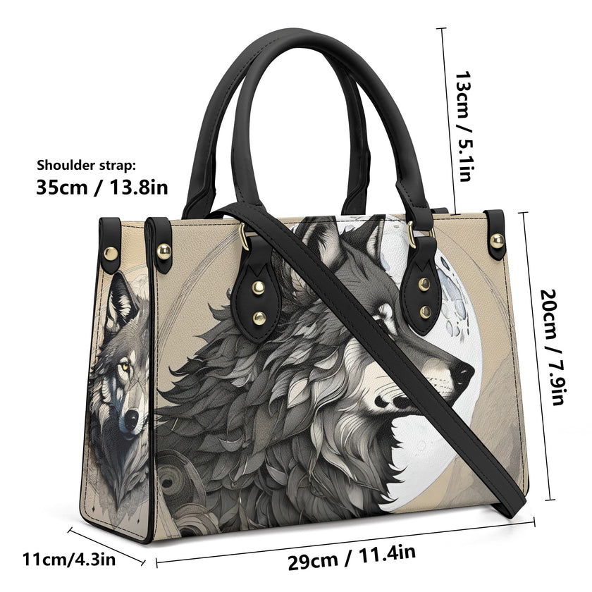 Luxury Women PU Handbag Wolf Moon - Limited time Finds