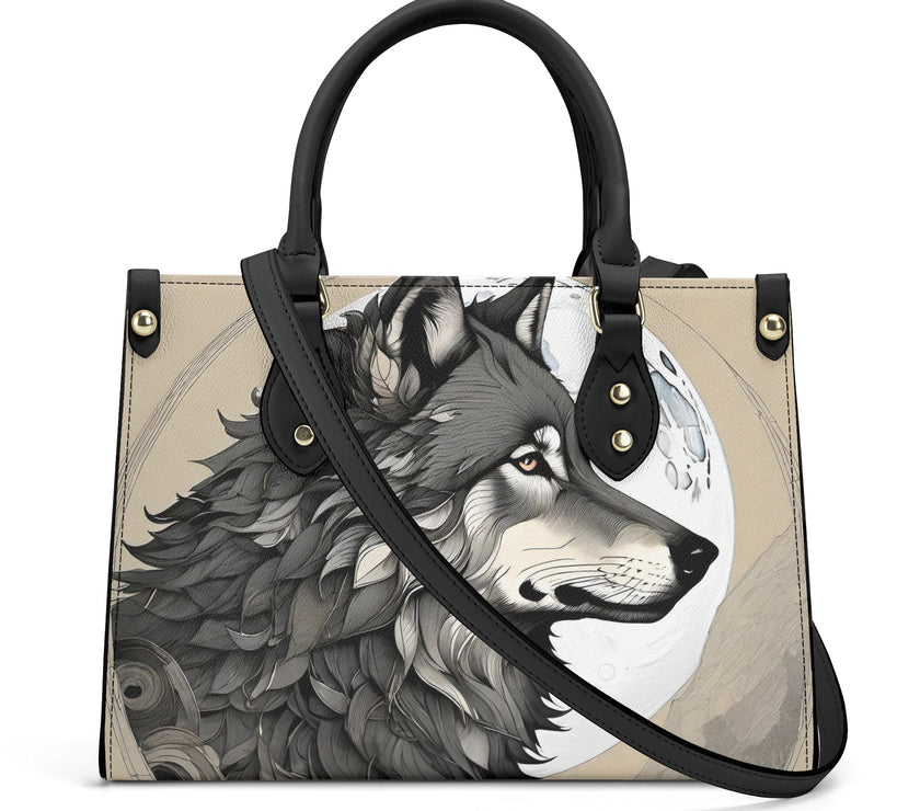 Luxury Women PU Handbag Wolf Moon - Limited time Finds