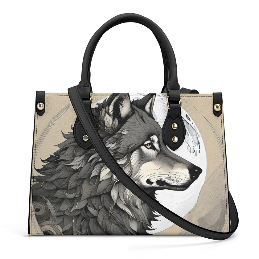 Luxury Women PU Handbag Wolf Moon - Limited time Finds