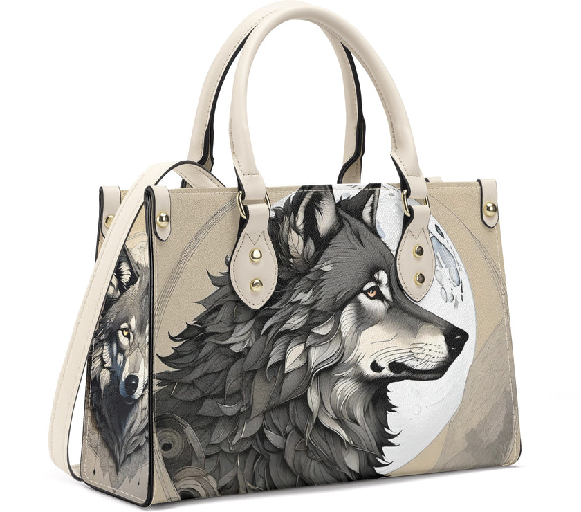 Luxury Women PU Handbag Wolf Moon - Limited time Finds