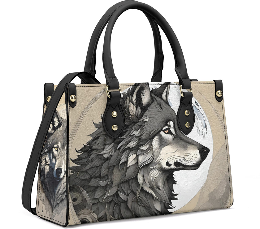 Luxury Women PU Handbag Wolf Moon - Limited time Finds