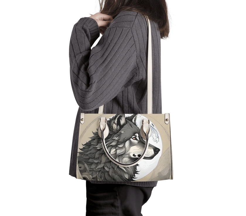 Luxury Women PU Handbag Wolf Moon - Limited time Finds