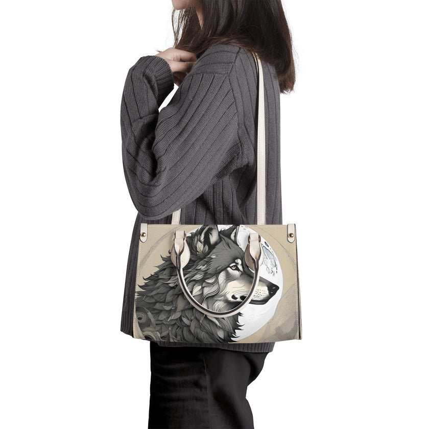 Luxury Women PU Handbag Wolf Moon - Limited time Finds