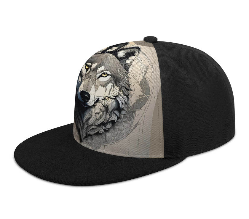 Front Printing Casual Hip-hop Hats wolf design - Limited time Finds