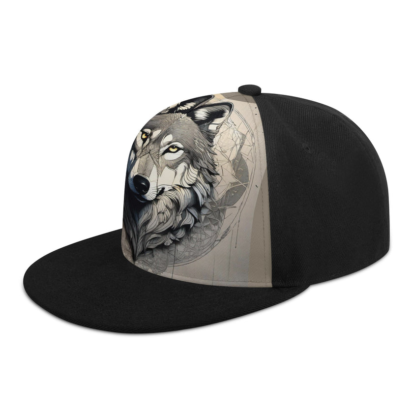 Front Printing Casual Hip-hop Hats wolf design - Limited time Finds