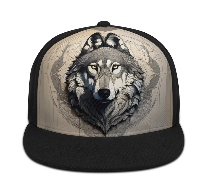 Front Printing Casual Hip-hop Hats wolf design - Limited time Finds