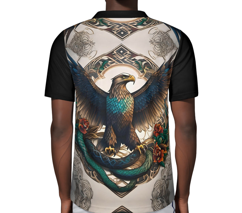 Men's Rugby Jersey Eagle Snake - Limited time Finds