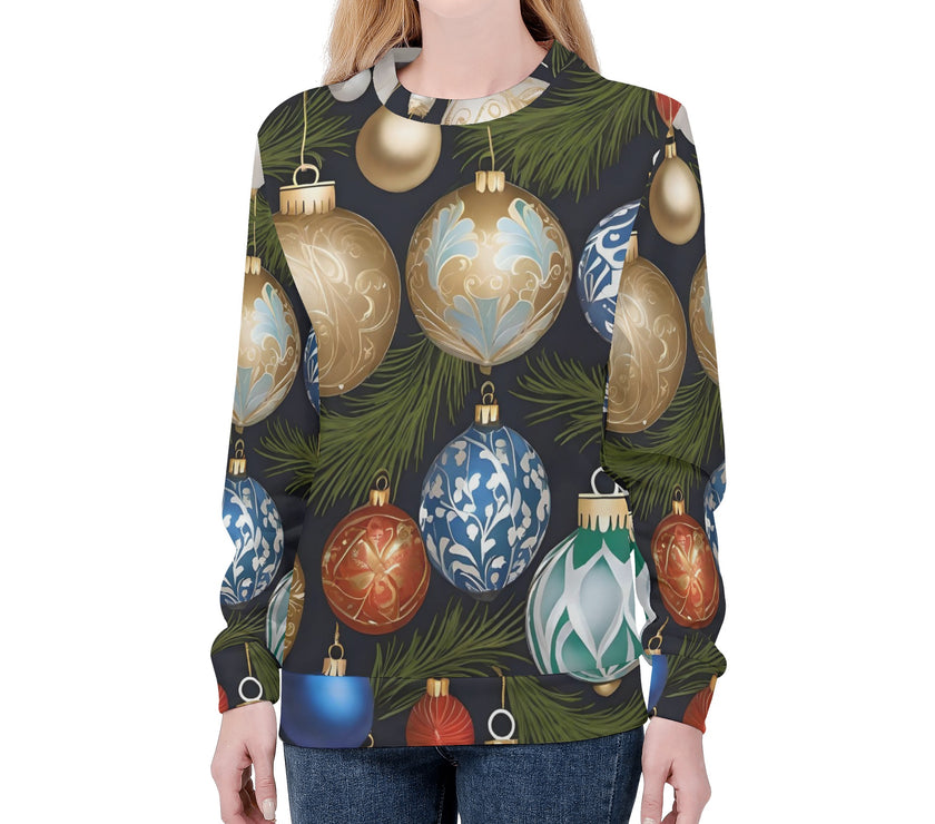 Womens All Over Print Sweater