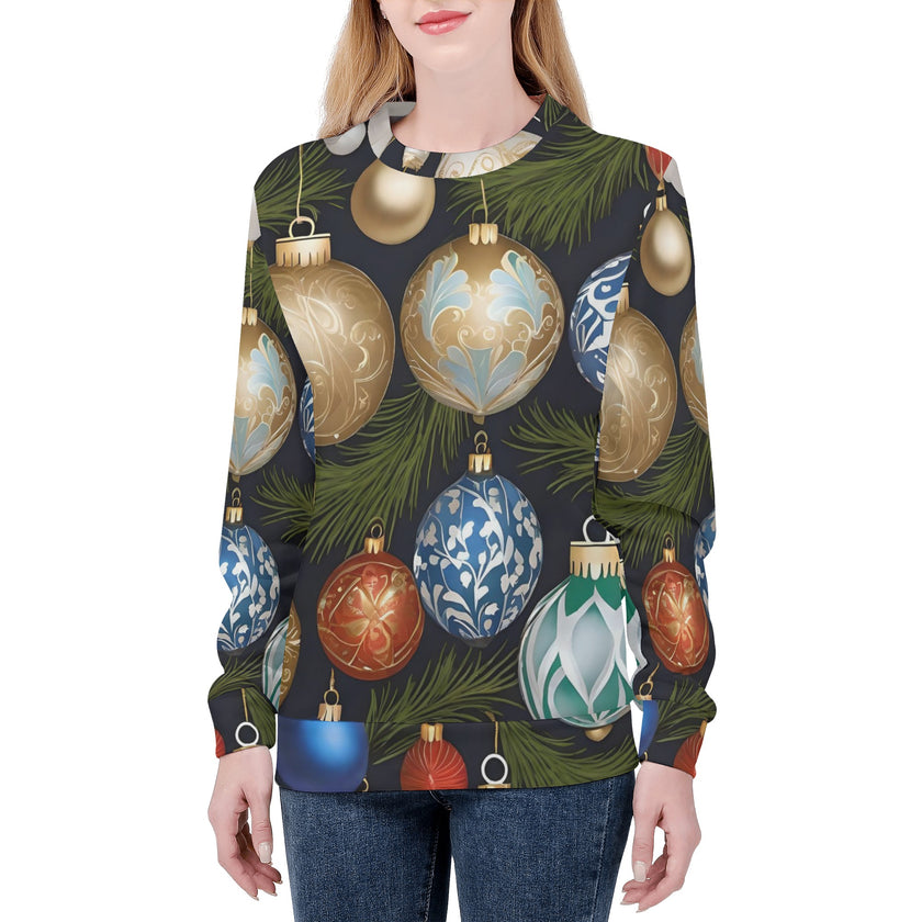 Womens All Over Print Sweater