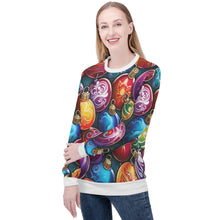 Womens All Over Print Sweater