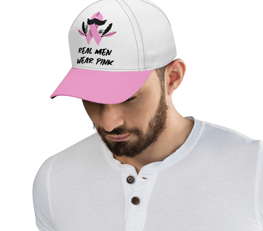 Real Men Wear Pink All-over Print Baseball Cap - Limited time Finds