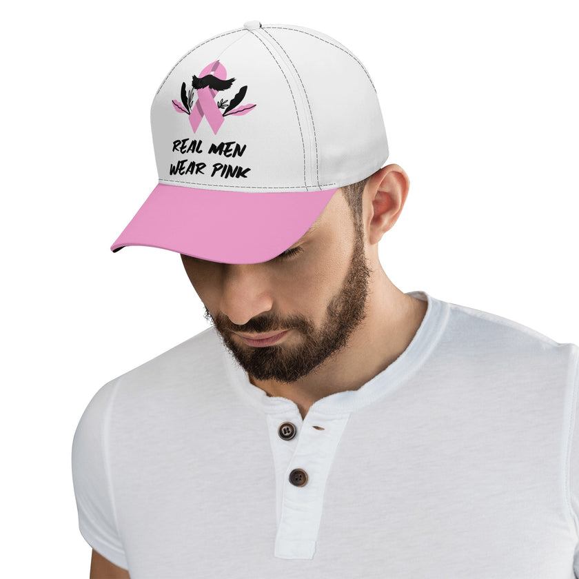 Real Men Wear Pink All-over Print Baseball Cap - Limited time Finds