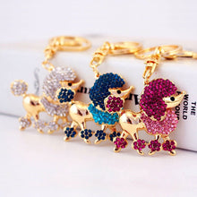 Cartoon Crystal Poodle Puppy Accessories Keychain Pendant Women's Bag Accessories - Limited time Finds