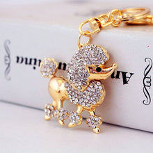 Cartoon Crystal Poodle Puppy Accessories Keychain Pendant Women's Bag Accessories - Limited time Finds