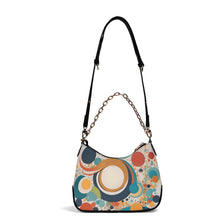 Lady PU Shoulder Bag With Chain Decoration