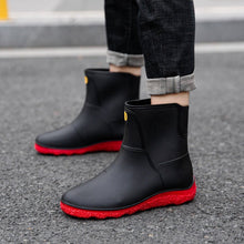 Fashion Mid - Tube Rain Boots Men's Water Shoes - Limited time Finds