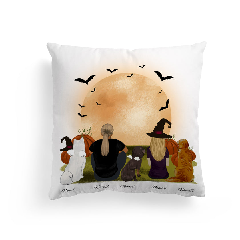 Harvest Halloween Throw Pillow Cover 16"x 16" (One Side)