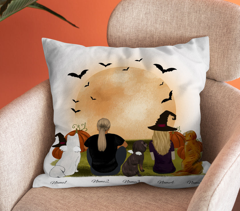 Harvest Halloween Throw Pillow Cover 16"x 16" (One Side)