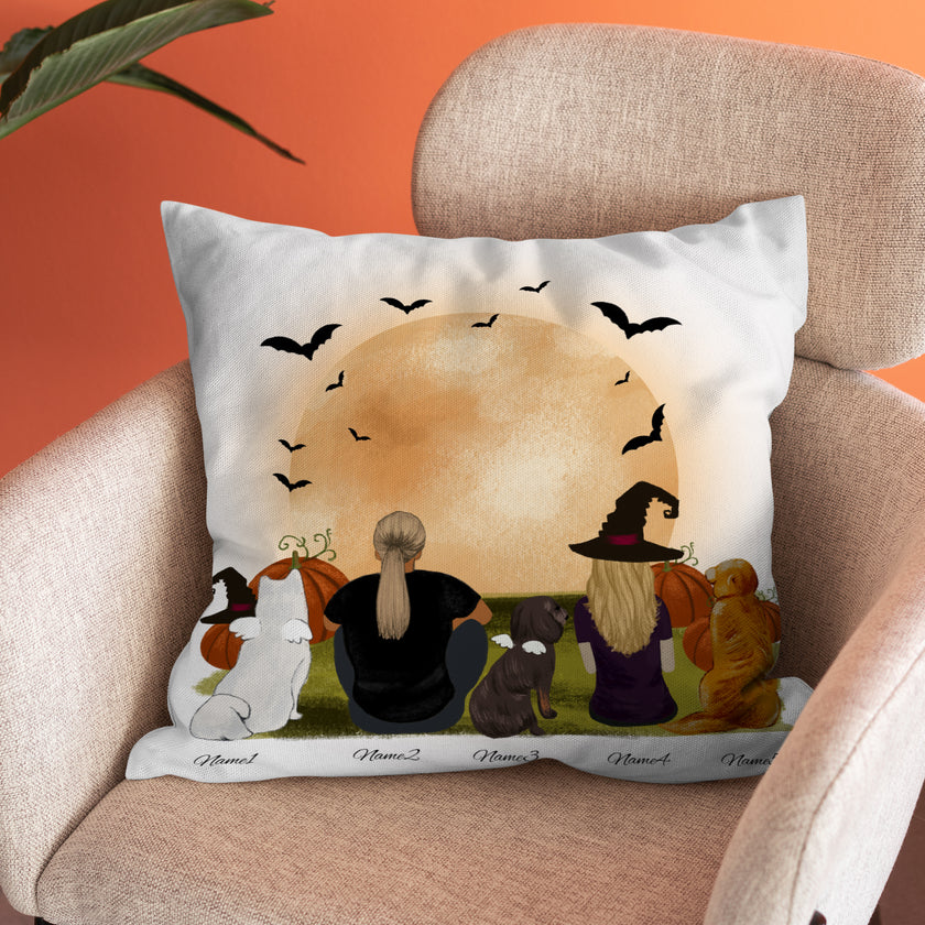 Harvest Halloween Throw Pillow Cover 16"x 16" (One Side)