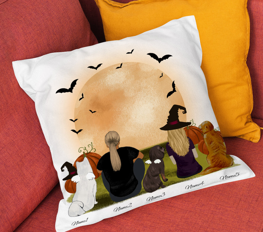 Harvest Halloween Throw Pillow Cover 16"x 16" (One Side)