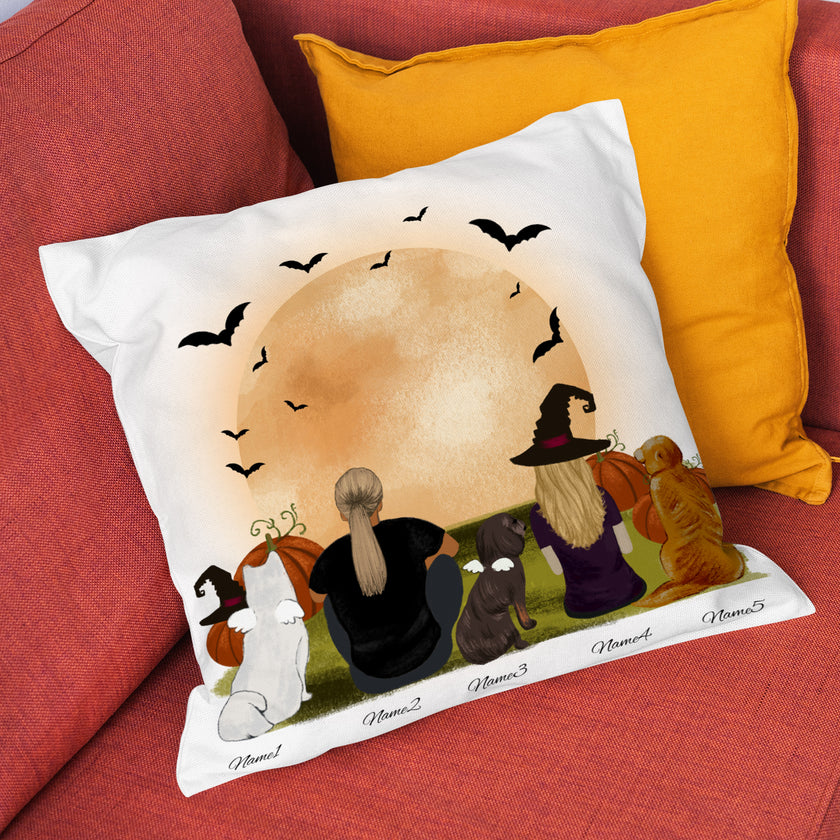 Harvest Halloween Throw Pillow Cover 16"x 16" (One Side)