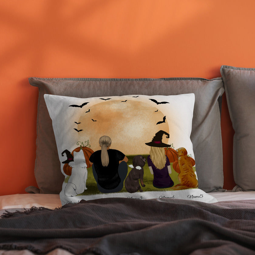 Harvest Halloween Throw Pillow Cover 16"x 16" (One Side)