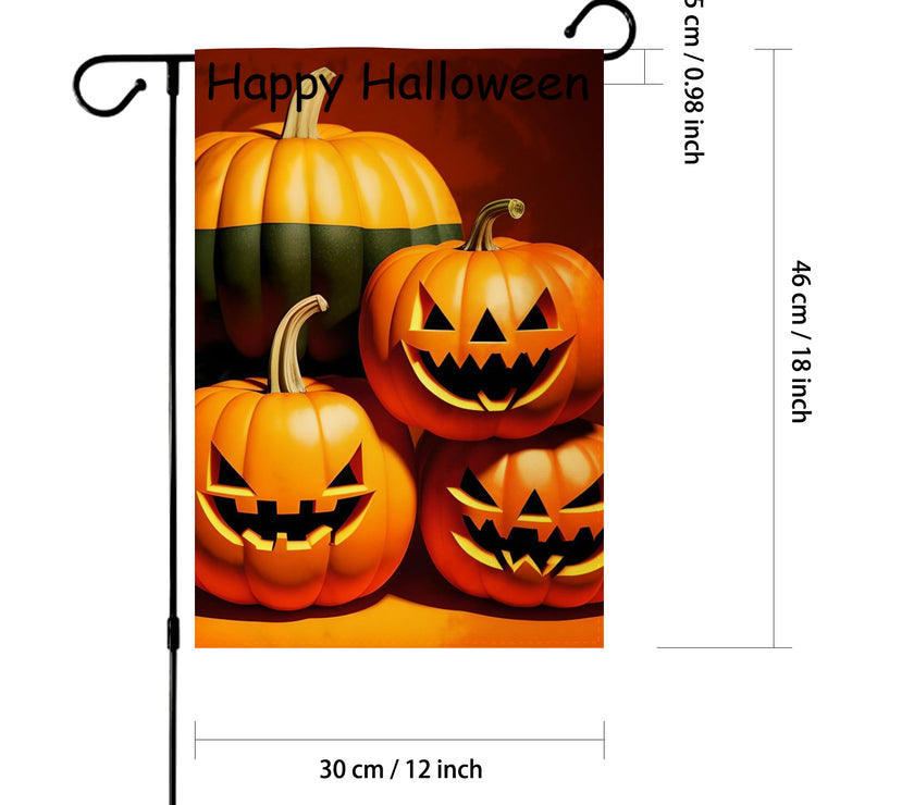 Halloween Garden Flag 12" x 18" - Limited time Finds