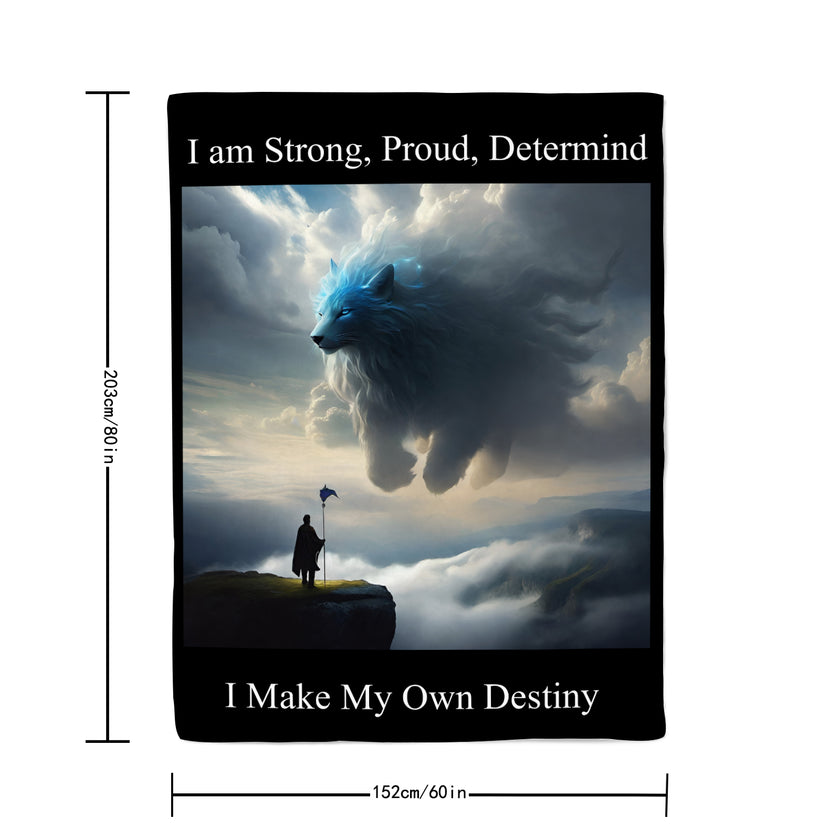 Inspirational Ultra-Soft Micro Fleece Blanket 60" x 80"