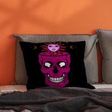 Halloween Skull Throw Pillow Cover