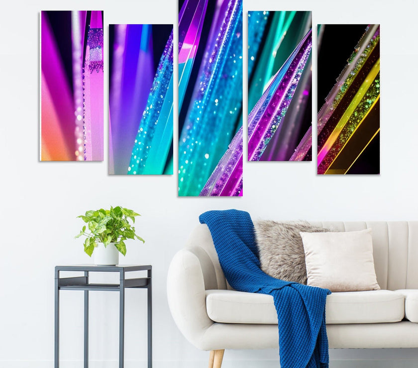 Canvas Wall Art Prints (No Frame) 5-Pieces/Set F - Limited time Finds