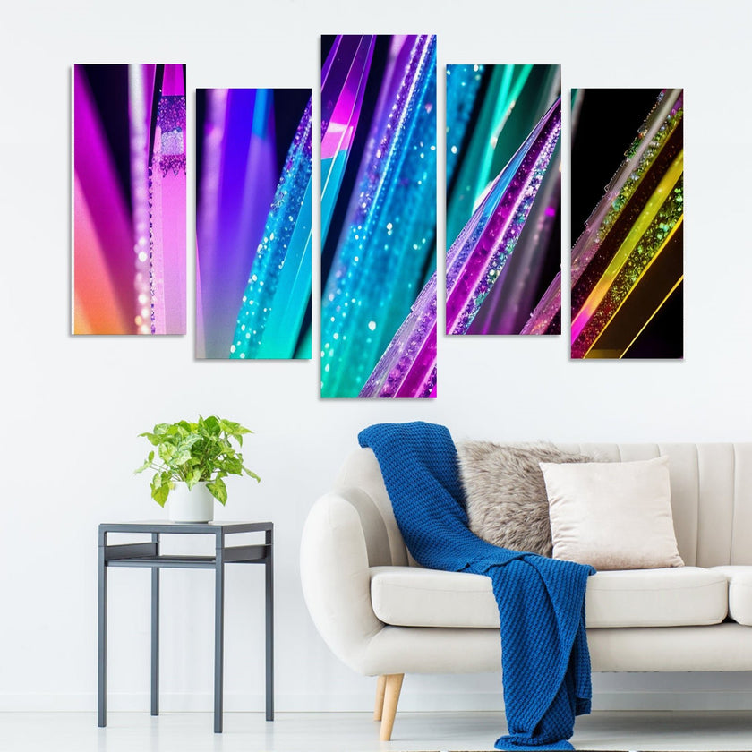 Canvas Wall Art Prints (No Frame) 5-Pieces/Set F - Limited time Finds