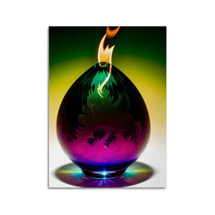 Art Print fire egg 7" x 10"