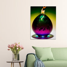 Art Print fire egg 7