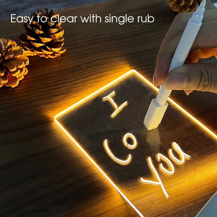 LED Note Board Acrylic Light - Limited time Finds