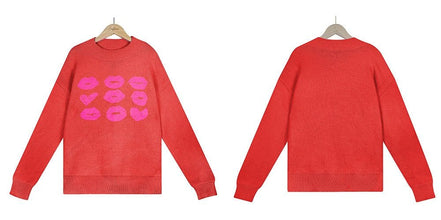 Women's Valentine's Day Love Lip Sweater - Limited time Finds