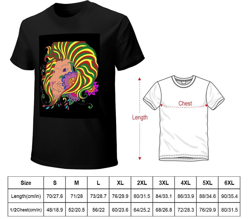 Rasta Lion Men's T-shirt - Limited time Finds