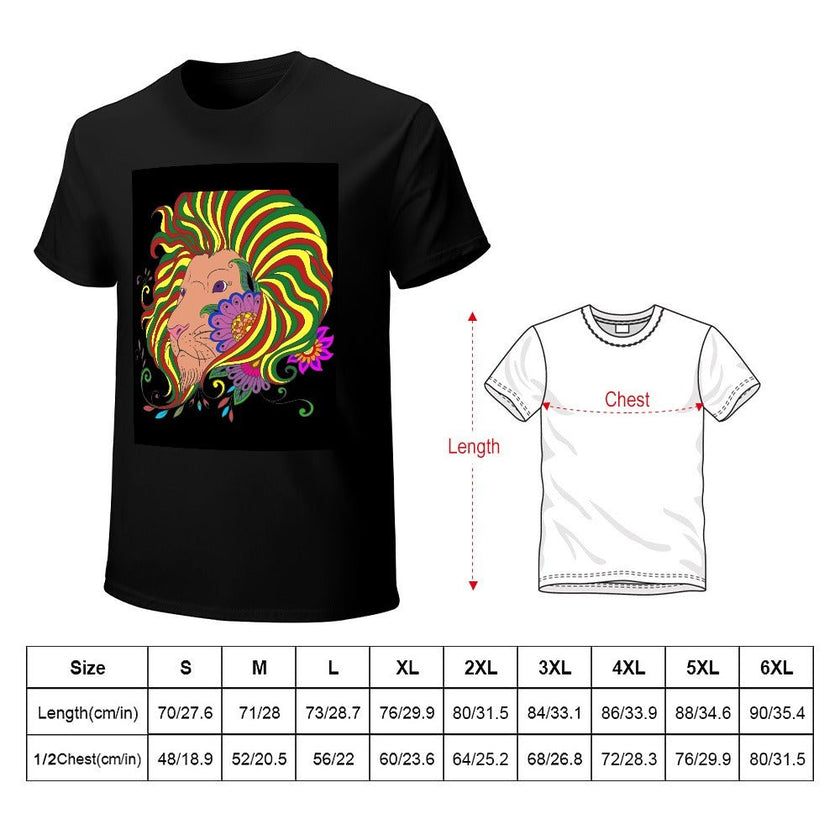 Rasta Lion Men's T-shirt - Limited time Finds