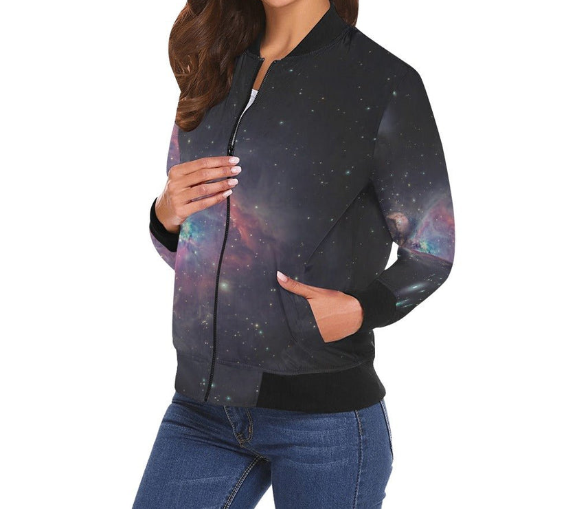 Galaxy Bomber Women's Jacket - Limited time Finds